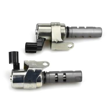 Imagem de VehiclePro 2 peças 15330-74030 15330-74040 solenoide de temporização de válvula variável VVT, válvula de controle de óleo de sincronismo do eixo de cames, para motor Toyota Altezza BEAMS SXE10