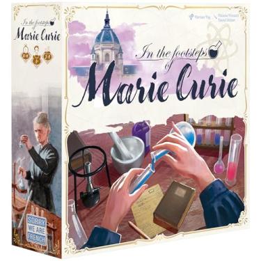 Imagem de Sorry We Are French Nos Passos De Marie Curie, Jogo Tabuleiro Biográfico Estratégico Para Maiores 10 Anos, 2 A 4 Jogadores, 30 Minutos