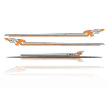 Imagem de Kit Fiat Punto Adesivo Faixa Lateral e Mala - Cromo Sign