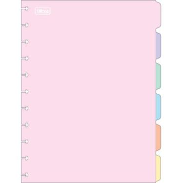 Imagem de Divisória Universitário Grande Tilidisco Tons Pastel 6 Unidades Papel 