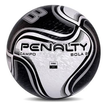 Imagem de 2X Bola Futebol De Campo Bola 8 Penalty Cor Preto