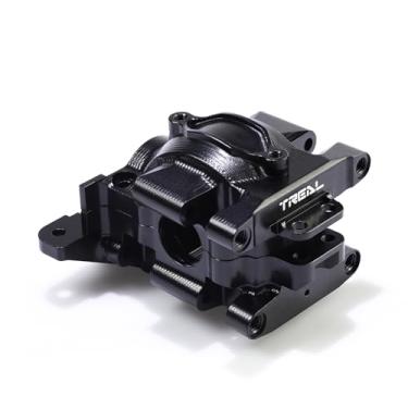 Imagem de TREAL CNC 7075-T6 Aluminum Rear Gearbox Transmission Case Set for Mini Maxx 1/16(Black)