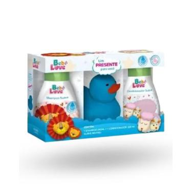 Imagem de Kit Bebê Love Shampoo e Condicionador  Brinde Pato Azul  Cuidado Compl