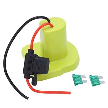 Imagem de Adaptador de bateria Zaweliyo conector de alimentação de 18 V instalação suave para RC Toys Robot Projects ABS 14AWG