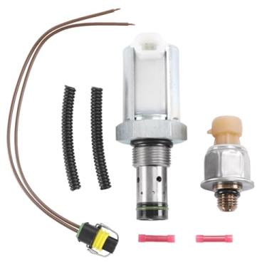 Imagem de RALBDX Regulador de pressão injetor de válvula IPR 6.0 com sensor ICP e pigtail compatível com Ford F250 F350 F450 F550 E350 E450 6.0L V8# 5C3Z-9C968-CA 1846057C1 3C3Z-9C968-AA