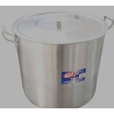 Imagem de Caldeirão Grande Industrial Alumínio São Jorge 55cm 97L