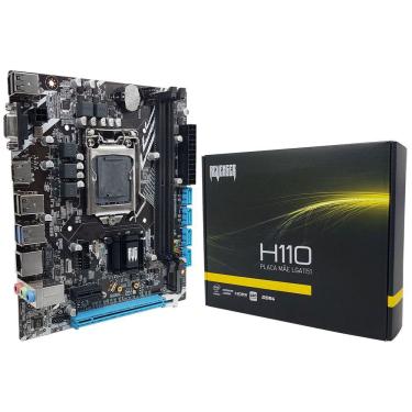 Imagem de Placa Mãe KNUP Revenger G-H110, Intel 6/7ª Geração, DDR4, M.2 NVMe, Rede Gigabit, Micro ATX, LGA1151