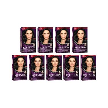 Imagem de Coloraçao Koleston 1.0 Preto Infinito - Kit C/9Un