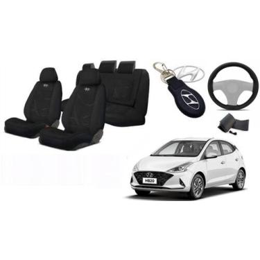 Imagem de Kit Capas Premium HB20 18-24 +(Capa Volante) + Chaveiro - Ferro Tech