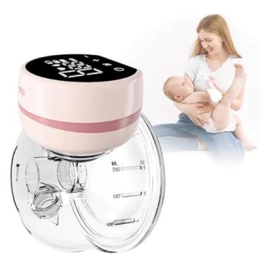 Imagem de Extrator de Leite Materno Elétrico Portátil Recarregável | Bomba de Amamentação Silenciosa com Display Digital, 9 Níveis de Sucção e Copo Coletor 180ml