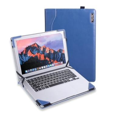 Imagem de Capa para laptop compatível com Dell Inspiron 14 5415 5402 5405 5408 5409 5410 5490 5498 5401 35.6 cm capa protetora rígida de couro PU
