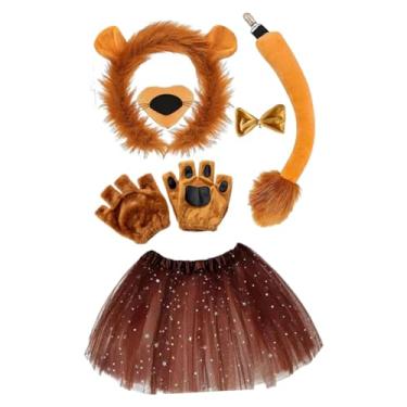 Imagem de IEUDNS Conjunto de fantasia de para Halloween, kit de fantasia para RPG de Natal, com Luvas