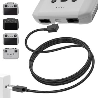 Imagem de Cabo de carregamento rápido USB C para controle DJI RC-N3 N2 N1, cabo de carregador trançado USB A para tipo C de 1,8 m para DJI Mini 5 Pro, 4 Pro, 4K, 2 SE, Air 3S 2S, Neo, Flip, Mavic 3 Classic