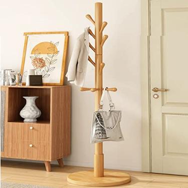 Imagem de Cabide independente, cabide de chão para quarto sólido para pendurar roupas, cachecóis, chapéus, bolsas na entrada, quarto, escritório
