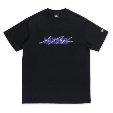 Imagem de SS NEW ERA TEE MIX LEAGUE SCRIPT LOSLAK CEBLACK-Masculino