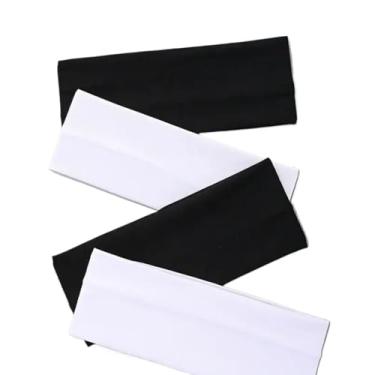 Imagem de Kit Faixas De Cabelo Confortável Elástica Esporte Tiara Academia Lazer Passeio Yoga Headband (12 unidades COLORIDAS)