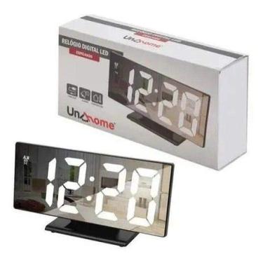 Imagem de Relogio De Mesa Led Digital Espelhado Unyhome Rd190701