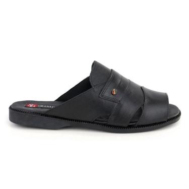 Imagem de Chinelo Masculino Couro Elegante Classico 408P-Masculino