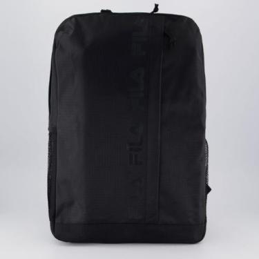 Imagem de Mochila Fila Tone Logo Letter Preta, Único