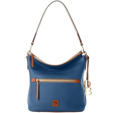 Imagem de Dooney & Bourke Bolsa de mão, bolsa de ombro grande granulada, Jeans, One Size