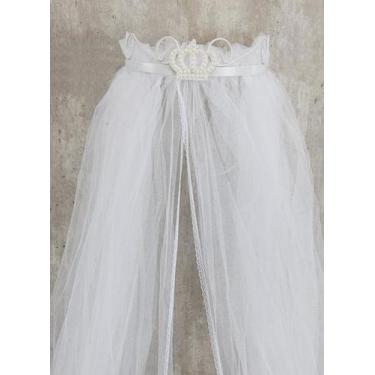 Imagem de Kit Dossél Para quarto bebe Menina Menino Branco Arabesco com Coroa e 