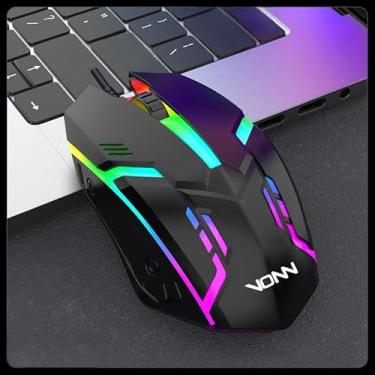 Imagem de 1 pacote com mouse USB com fio, comprimento de cabo de 147 cm, sensor óptico de 1200 DPI, adequado para pequenos mouses de computador portátil em laptops de mesa de jogos de escritório