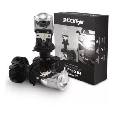 Imagem de Kit Conversao Led Eliptico H4 Shockligth 6500k 12v 36w 5200lm