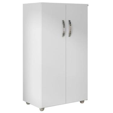 Imagem de Armario Multiuso 2 Portas 111x60 Cm Rosana Branco Reajl Moveis Branco