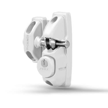 Imagem de Gate Latch Safetech Hardware ViperX1 Gravity com chave única bloqueáve