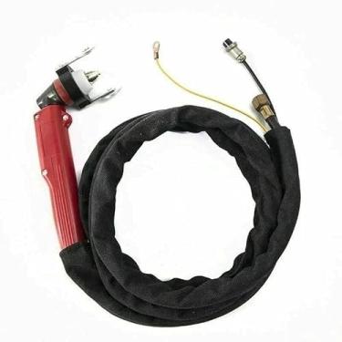 Imagem de Cortador de plasma P80, máquina de corte a plasma de arco piloto concluída, equipamento de corte a plasma sem toque, P-80, cabeça reta, compatível com CUT50P PLC55P CUT60P PLC65P CT418P (7M 7 m)