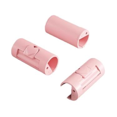 Imagem de Kit 6-50 Prendedor Mágico Multiuso Embalagem Lençol Cabide Roupas Papel Azul Rosa Green,prendedor de lençol(20 UNIDADES,ROSA)
