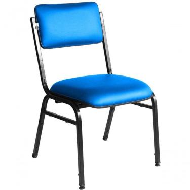Imagem de Cadeira Empilhável Para Auditórios Linha Hotel Smart Azul
