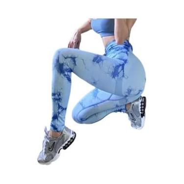 Imagem de Leggings de Ginástica Feminina - Cintura Alta, Sem Costura, Push Up e 