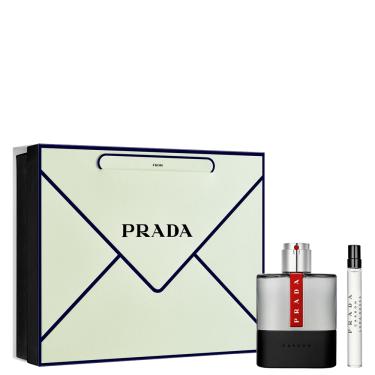 Imagem de Conjunto Luna Rossa Carbon Prada Masculino Eau de Toilette 100ml + Eau de Toilette 10ml