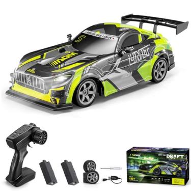 Imagem de Hylukon RC Drift Car, 1:16 Scale Remote Control Vehicle for Drift and Race, 2.4GHz 4WD High Speed 20+KM/H Racing Car with LED Lights, Hobby RC Cars Toy Gifts for Teen Adults