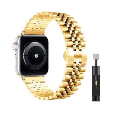 Imagem de Pulseira De Aço Inoxidável Para Apple Watch Ultra 49mm 45mm 41mm 44mm 