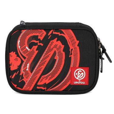 Imagem de Estojo Box Enaldinho 36 Elásticos Juvenil Meninos Vermelho