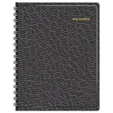Imagem de AT-A-GLANCE Agenda diária 2017, encadernado com fio, 24 horas, 21 x 26 cm, preto (70-214-05)
