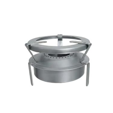 Imagem de Fogão portátil 1boca espiriteira à álcool Sem Pintura com abafador.