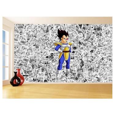 Imagem de Papel De Parede 3D Dragon Ball Vegeta Anime 3,5M Dbz594 - Você Decora