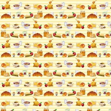 Imagem de Papel Parede Café Da Manhã E Tarde Autocolante Sala Cozinha - LRP