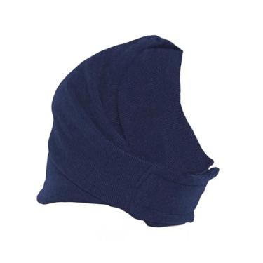 Imagem de Baoblaze Capuz para cachorro, protetores de orelha para cachorro, abafadores ajustáveis, macios, com cancelamento de ruído, capa para cabeça para tempestades, Azul Profundo