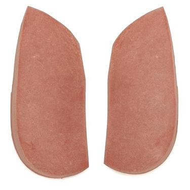 Imagem de Boxum Ski Varus Calcanhar – Inserções de borracha vermelha firme para pronação e correção de supinação – Palmilhas ortopédicas para sapatos, botas e botas de esqui – Elevação medial ou lateral do