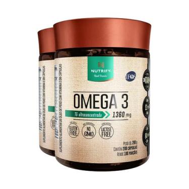 Imagem de Kit 2 Ômega 3 Nutrify 200 Cápsulas