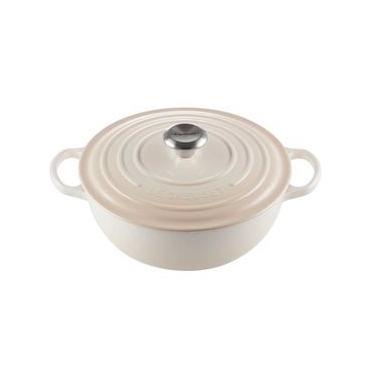 Imagem de Panela Marmita Gourmet Signature 26 cm Branco Meringue Le Creuset