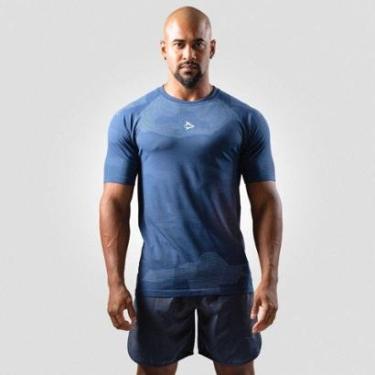 Imagem de Camiseta Apex Dry Middle Lupus Sem costura Alpha Co-Masculino