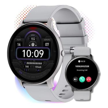 Imagem de Smartwatch Para Motorola Prova DÁgua Bateria Durável Prata - SPDIRETO,