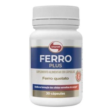 Imagem de Multivitaminico Ferro Quelato Plus 30cap Vitafor Lançamento