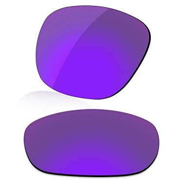 Imagem de LenzReborn Lente polarizada de substituição para óculos de sol Oakley Enduro OO9223 - violeta uva - espelhado polarizado