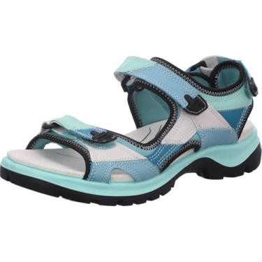 Imagem de ECCO Sandália esportiva feminina Yucatan, Patchwork aquático, 8-8.5
